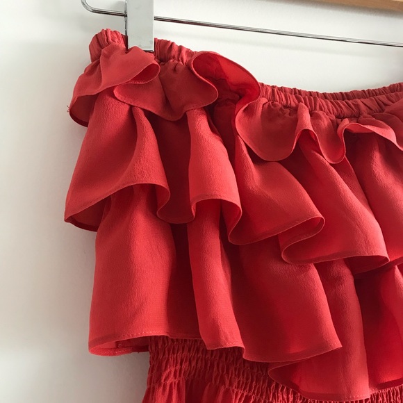 Rebecca Taylor Strapless Silk Dress - Picture 4 of 8